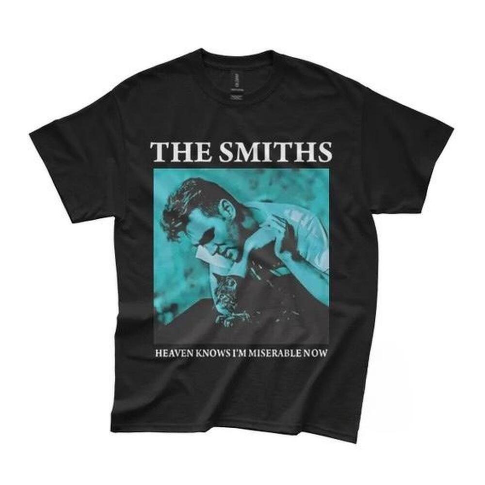 The Smiths Heaven Knows I_M Miserable Now Black T-Shirt 1